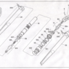 Marzocchi XC300 exploded drawing from 1991
