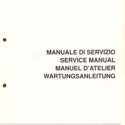 XC400 Service Manual 1994 Cover