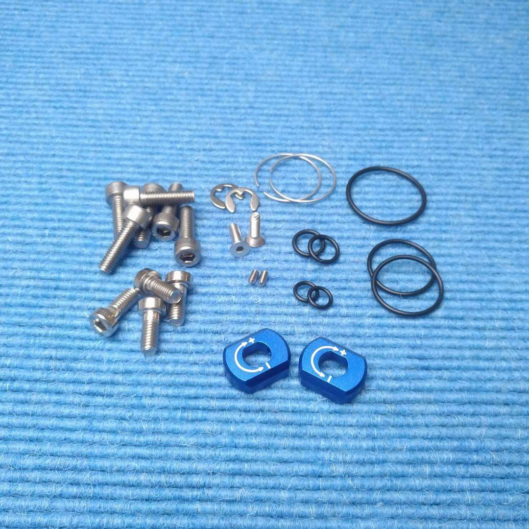 Spare Parts Set with blue Knobs