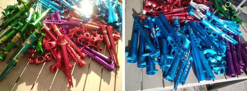 Coloured Marzocchi Forks from the 90's II