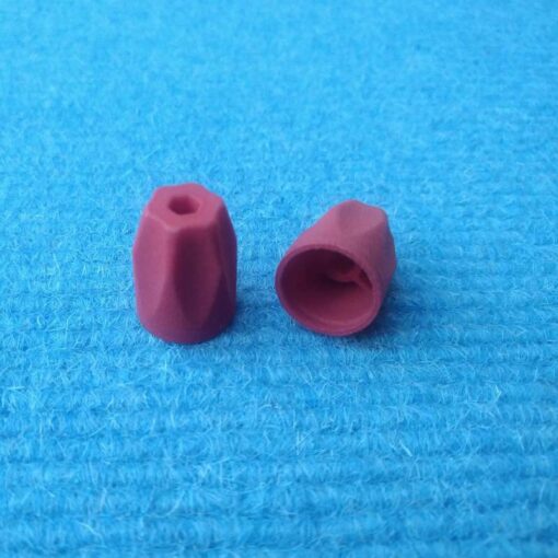 8501527 Knob red with hole