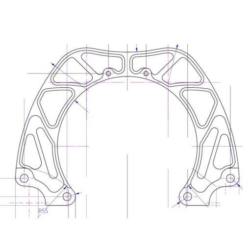 Marzocchi Z1 3 Zoll Brace wo dimensions