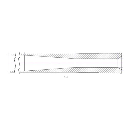 Dr-Zocchi Steerer Reinforced Querschnitt 5081001